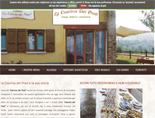 Tablet Screenshot of cascinadeiprati.it
